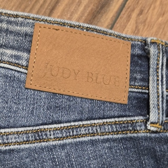 Judy Blue Women Medium Wash High Rise Straight Leg Jeans Size 7/28 - Picture 5 of 13